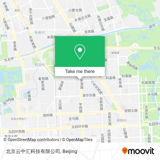 北京云中汇科技有限公司 map