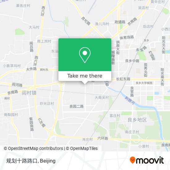 规划十路路口 map