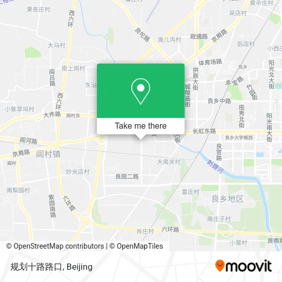 规划十路路口 map