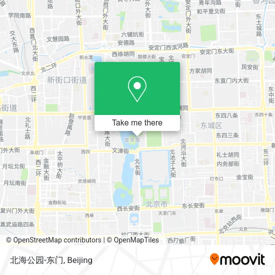 北海公园-东门 map