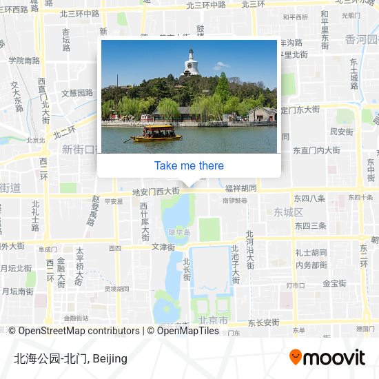 北海公园-北门 map