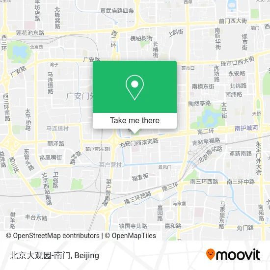 北京大观园-南门 map