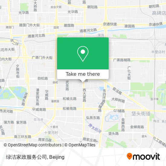 绿洁家政服务公司 map