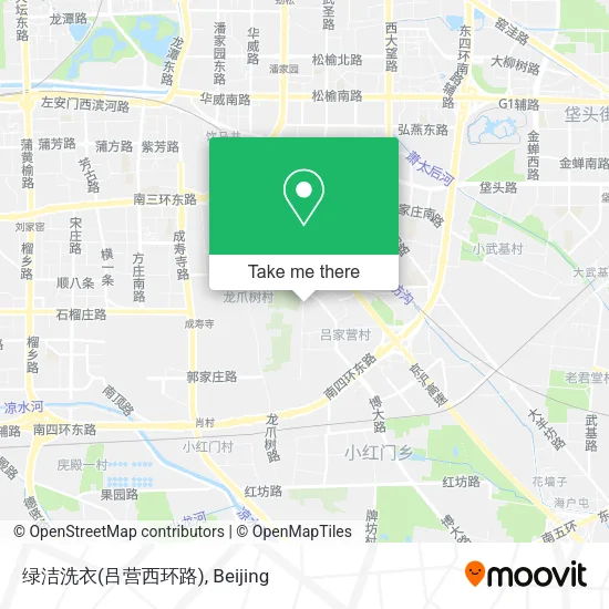 绿洁洗衣(吕营西环路) map