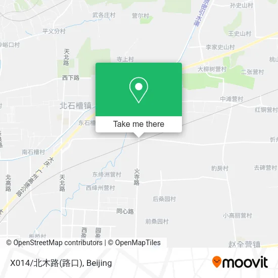 X014/北木路(路口) map