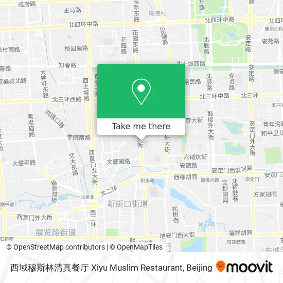 西域穆斯林清真餐厅 Xiyu Muslim Restaurant map
