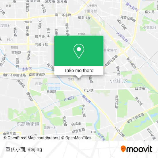 重庆小面 map