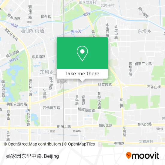 姚家园东里中路 map