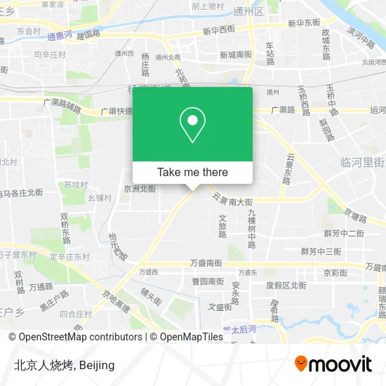 北京人烧烤 map
