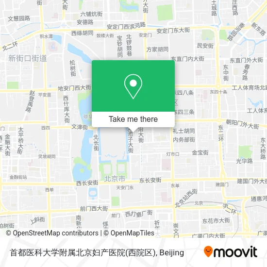 首都医科大学附属北京妇产医院(西院区) map