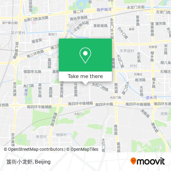 簋街小龙虾 map