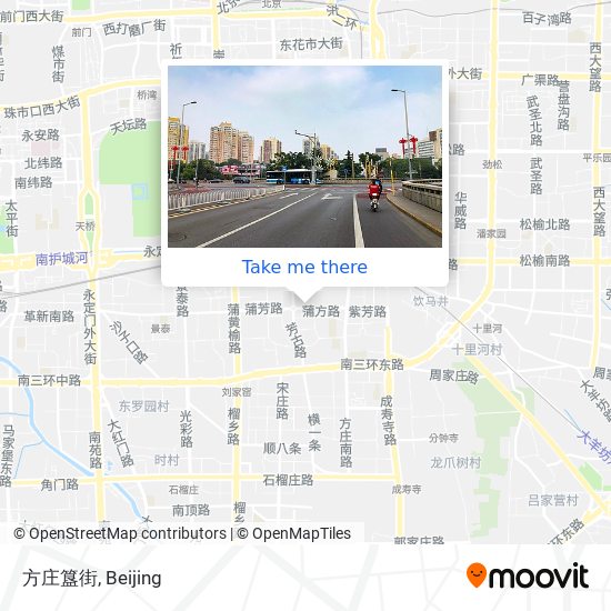方庄簋街 map