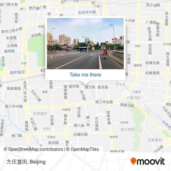 方庄簋街 map