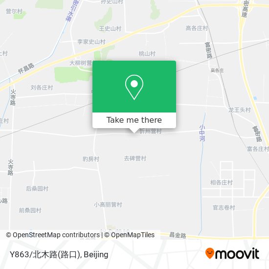 Y863/北木路(路口) map