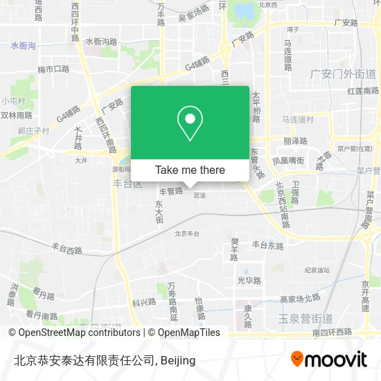 北京恭安泰达有限责任公司 map
