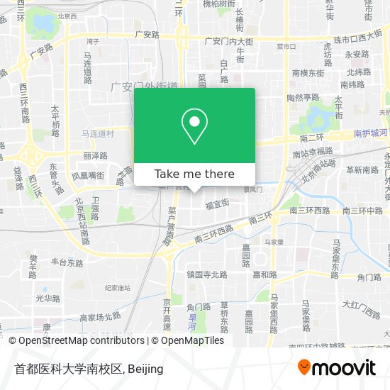 首都医科大学南校区 map