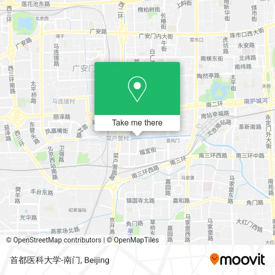 首都医科大学-南门 map