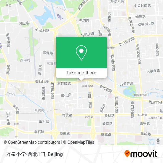 万泉小学-西北1门 map