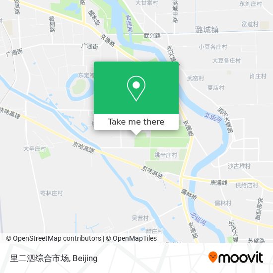 里二泗综合市场 map