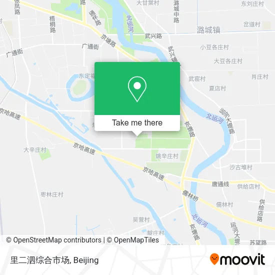 里二泗综合市场 map