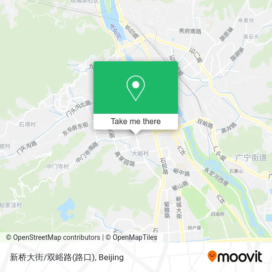 新桥大街/双峪路(路口) map