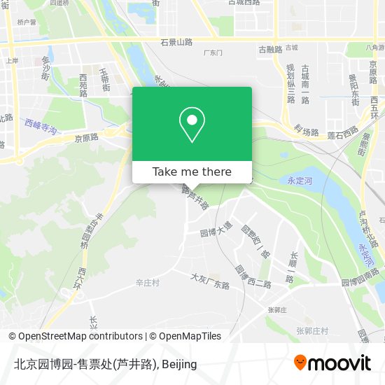 北京园博园-售票处(芦井路) map