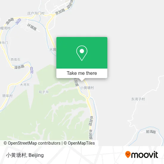 小黄塘村 map