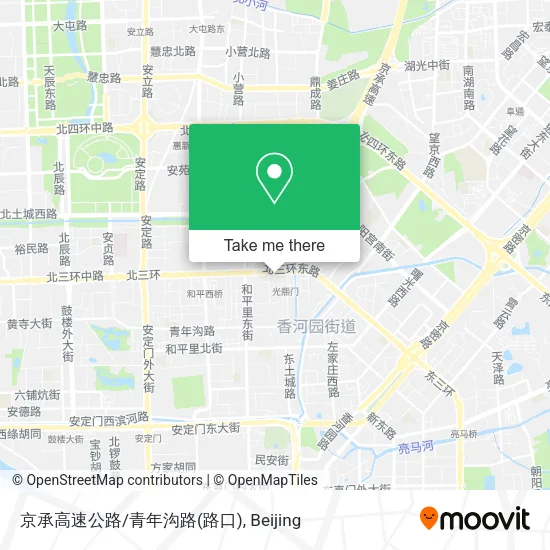 京承高速公路/青年沟路(路口) map