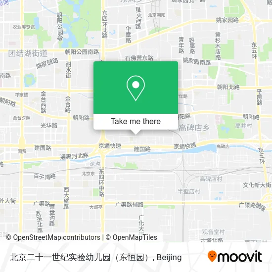 北京二十一世纪实验幼儿园（东恒园） map