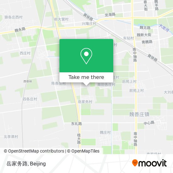 岳家务路 map