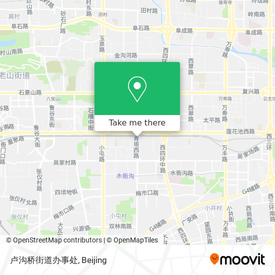 卢沟桥街道办事处 map