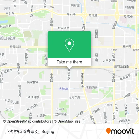卢沟桥街道办事处 map
