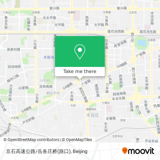 京石高速公路/岳各庄桥(路口) map