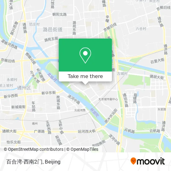 百合湾-西南2门 map