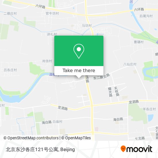 北京东沙各庄121号公寓 map