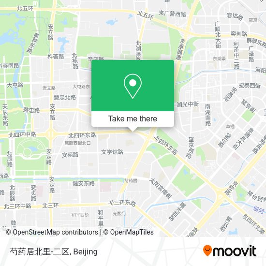 芍药居北里-二区 map
