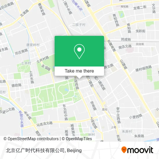 北京亿广时代科技有限公司 map