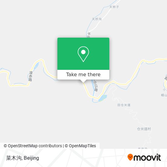 菜木沟 map