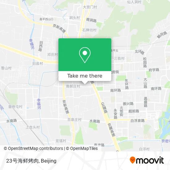 23号海鲜烤肉 map