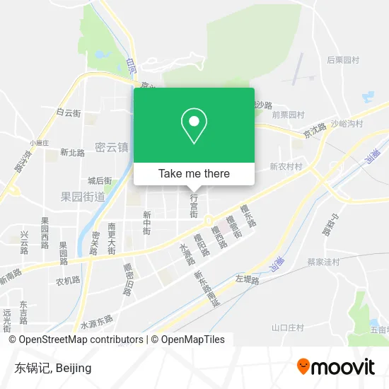 东锅记 map