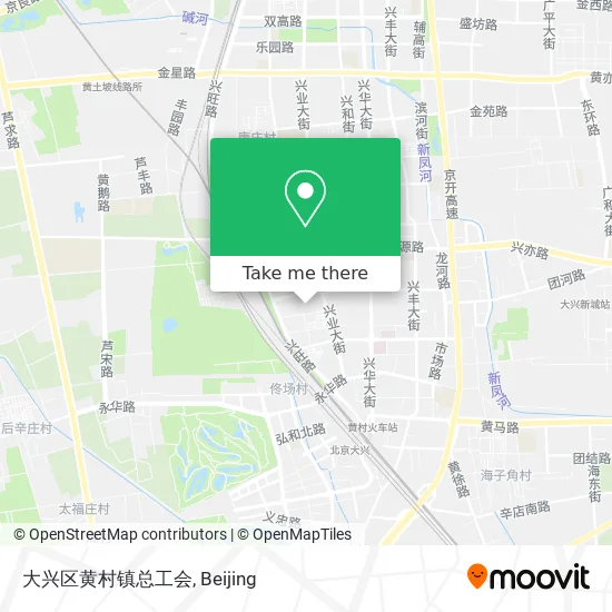 大兴区黄村镇总工会 map