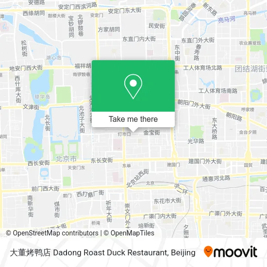 大董烤鸭店 Dadong Roast Duck Restaurant map
