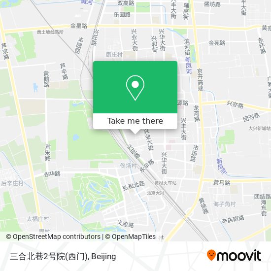 三合北巷2号院(西门) map