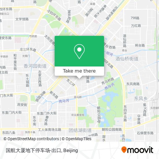 国航大厦地下停车场-出口 map