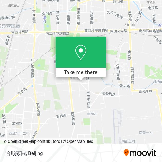 合顺家园 map