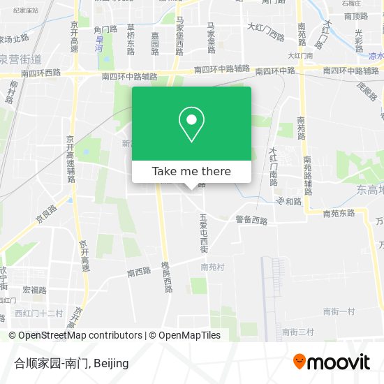 合顺家园-南门 map