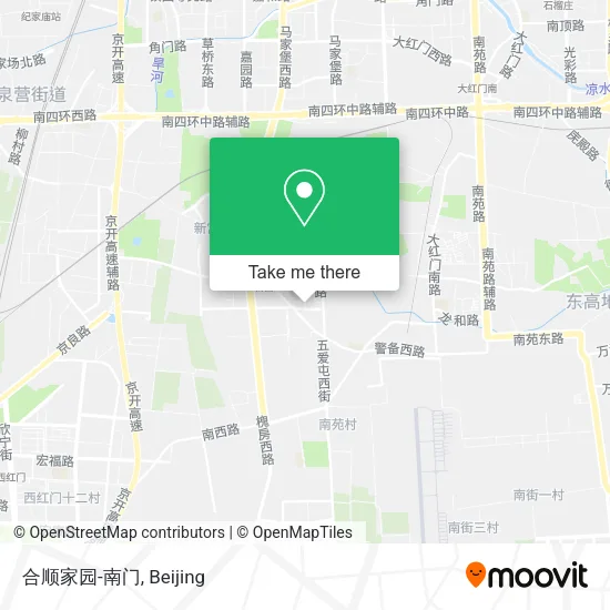 合顺家园-南门 map