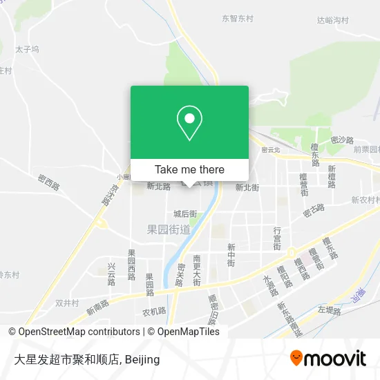 大星发超市聚和顺店 map