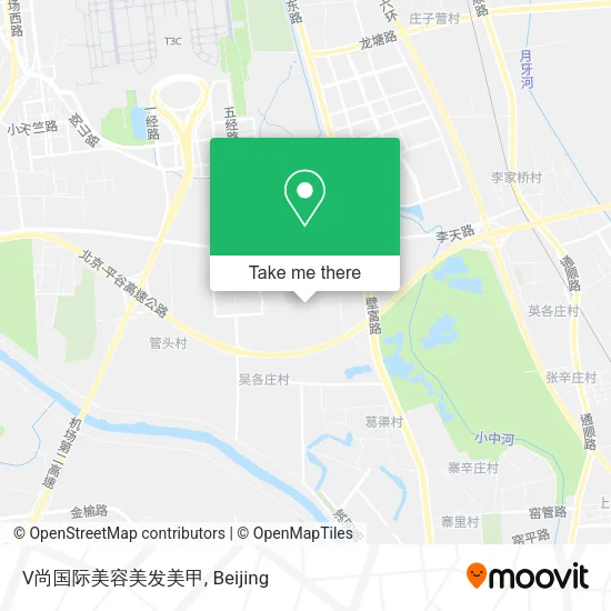 V尚国际美容美发美甲 map