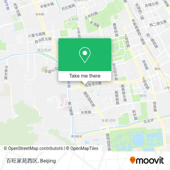 百旺家苑西区 map